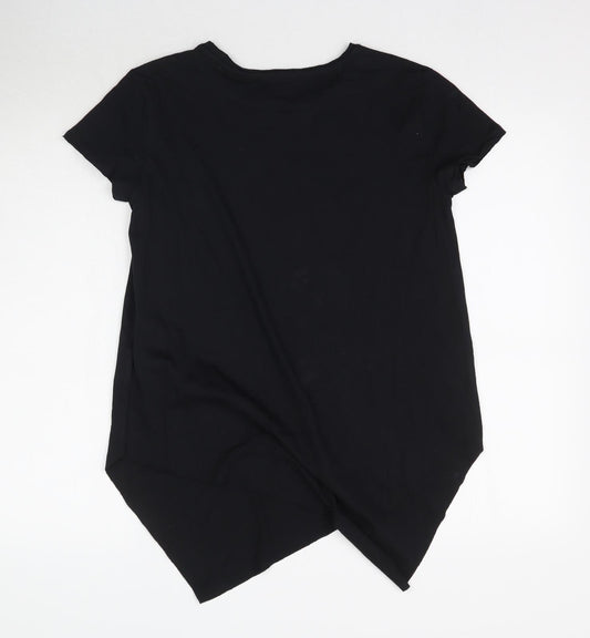 Reserved Mens Black T-Shirt Size XS