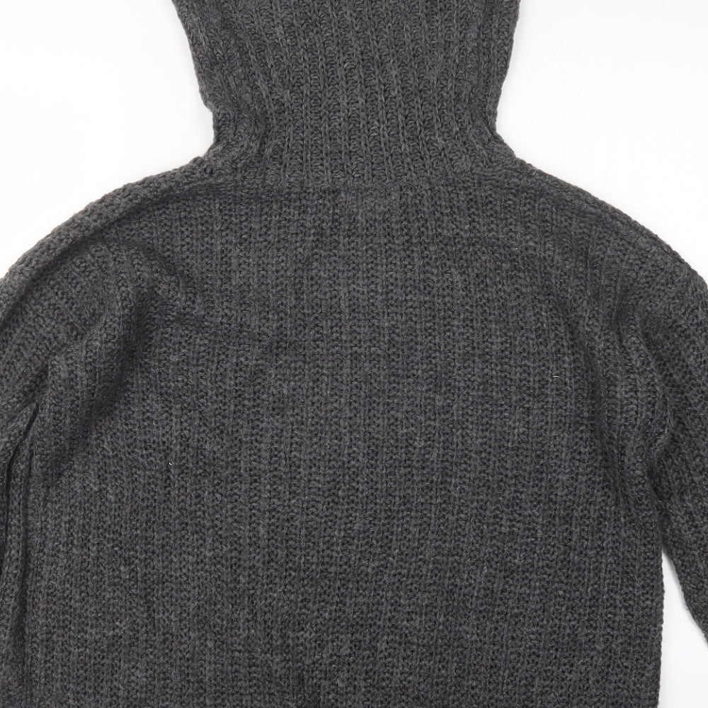 Onfire Womens Grey Knit Pullover Jumper Size 12