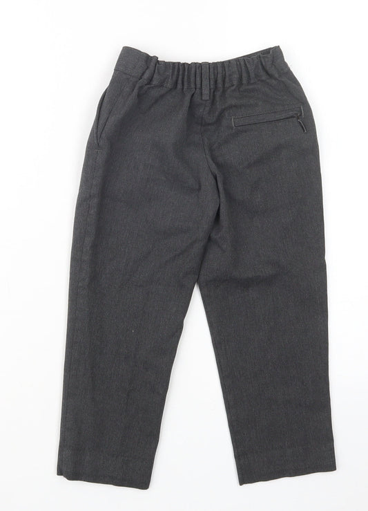 Marks and Spencer Girls Grey Cargo Trousers Size 3-4 Years