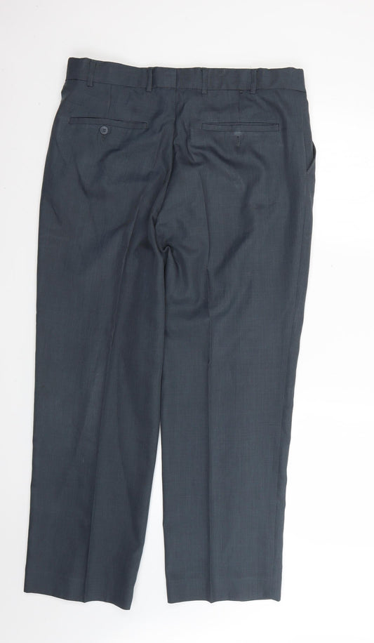 Taylor & Wright Mens Grey Trousers Size 36 L25 in