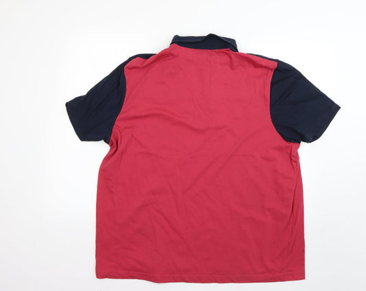 Premier Man Mens Multicoloured Polo Size XL