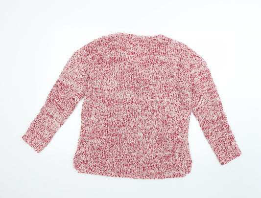 Papaya Womens Red Pullover Jumper Size M