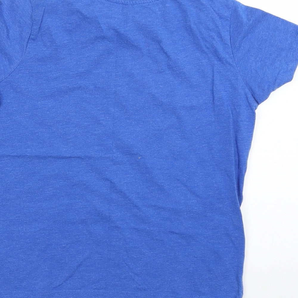 Primark Boys Blue Basic T-Shirt Size 8-9 Years