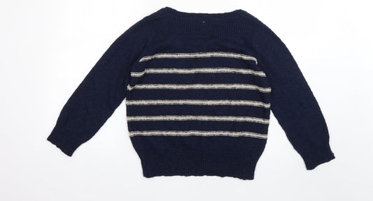Preworn Womens Blue Pullover Jumper Size 10