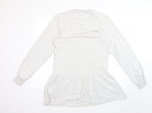 H&M Womens Grey Jumper Dress Size XS