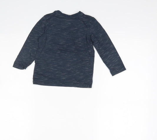 George Boys Blue Herringbone Basic T-Shirt Size 2 Years - Paw patrol