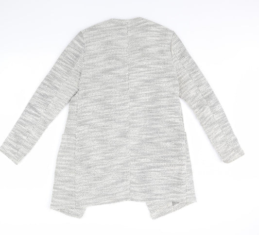 New Look Womens Ivory Herringbone Jacket Size 10