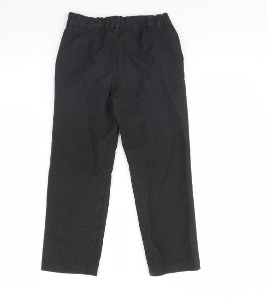 F&F Boys Black Dress Pants Trousers Size 7 Years