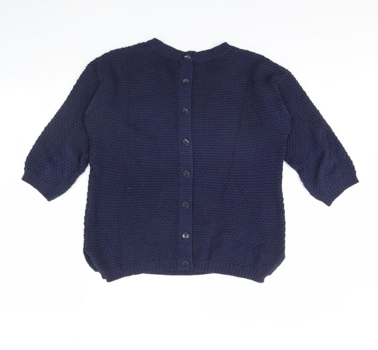 M&Co Womens Blue Pullover Jumper Size 12