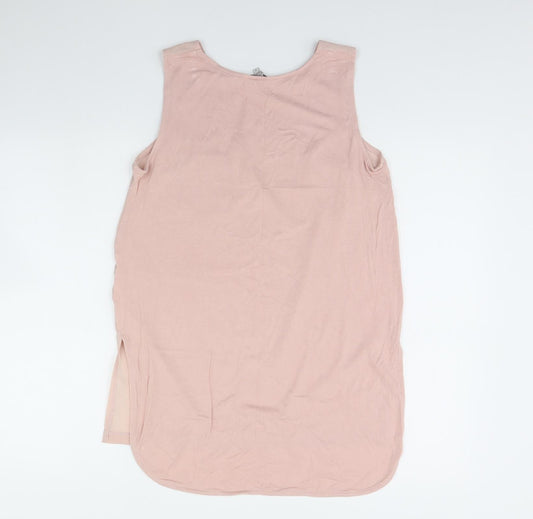 Peacocks Womens Pink Basic Tank Size 10