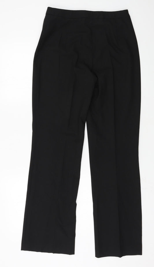 Public Womens Black Trousers Size 8 L30 in