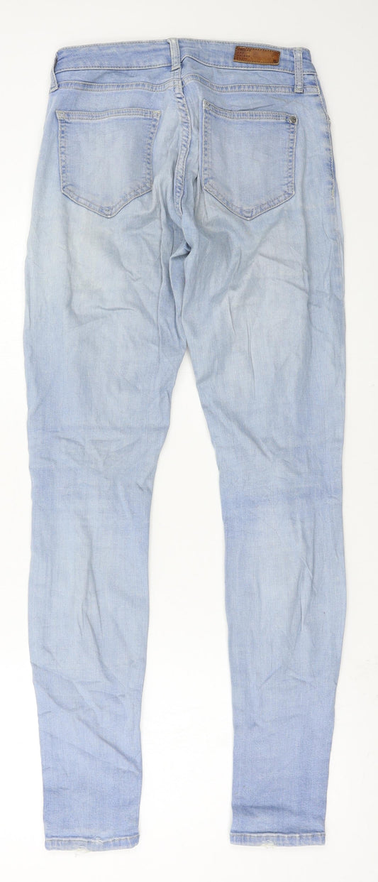 Younique Womens Blue Denim Skinny Jeans Size 28 in L30 in