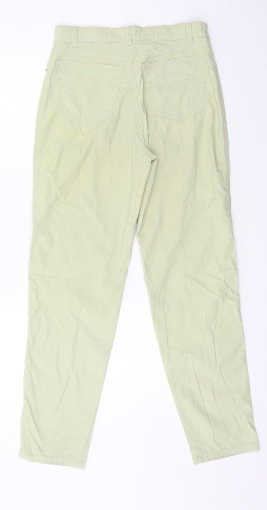 Preworn Womens Green Trousers Size 28 in L28 in