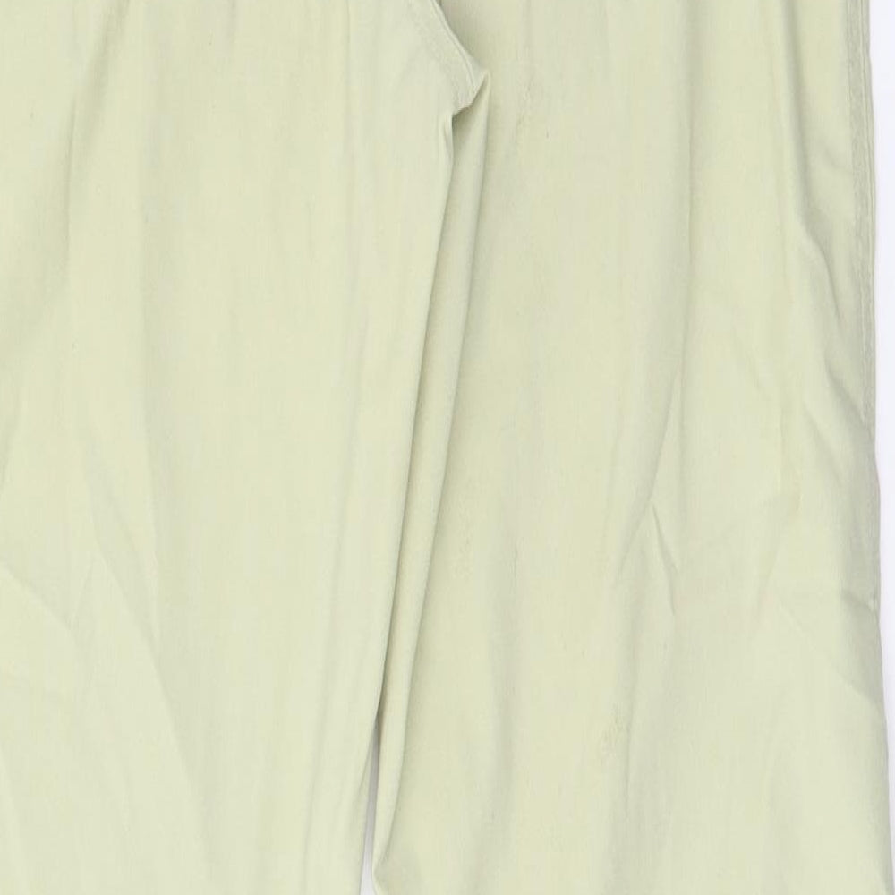 Preworn Womens Green Trousers Size 28 in L28 in