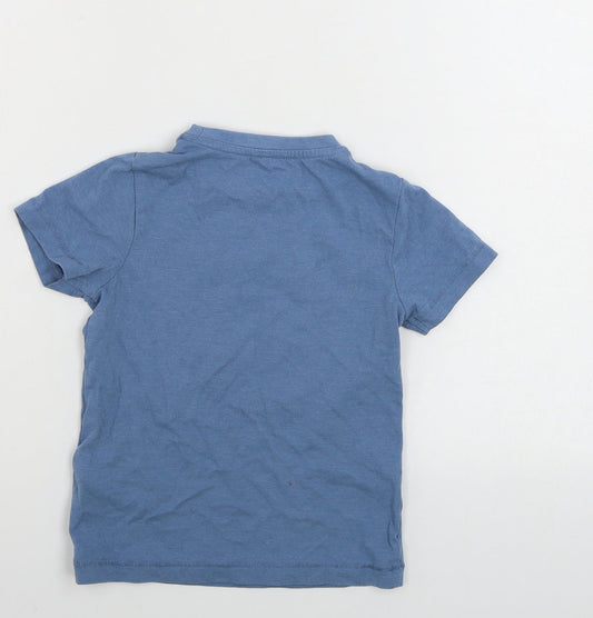 Marks and Spencer Boys Blue Basic T-Shirt Size 2 Years