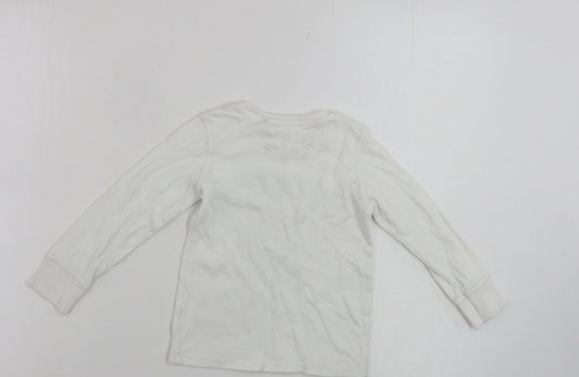 NEXT Boys White Pullover Jumper Size 2-3 Years