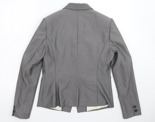 NEXT Womens Grey Jacket Suit Jacket Size 10