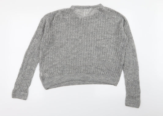 Asda George Womens Grey Pullover Jumper Size 12