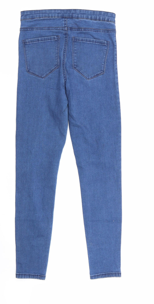 denim and co Womens Blue Skinny Jeans Size 10 L29 in