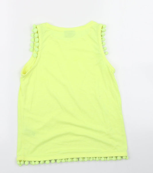 Matalan Girls Yellow Basic Tank Size 10 Years