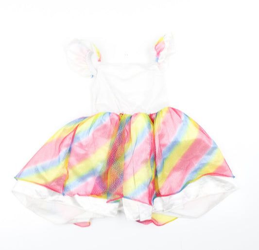 B&M Girls White Tutu Dress Size 3-4 Years