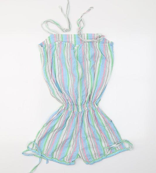Papaya Womens Multicoloured Striped Jumpsuit One-Piece Size 12