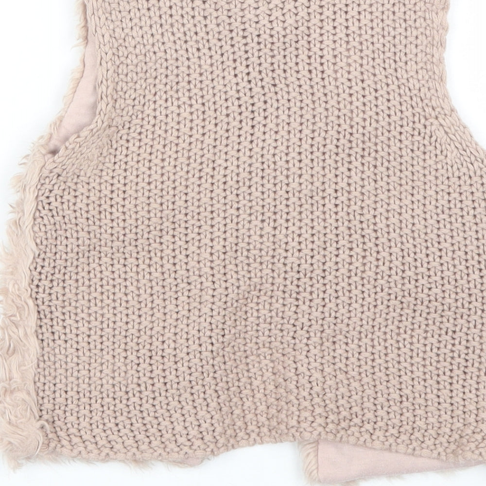 Primark Girls Pink Cardigan Jumper Size 2-3 Years