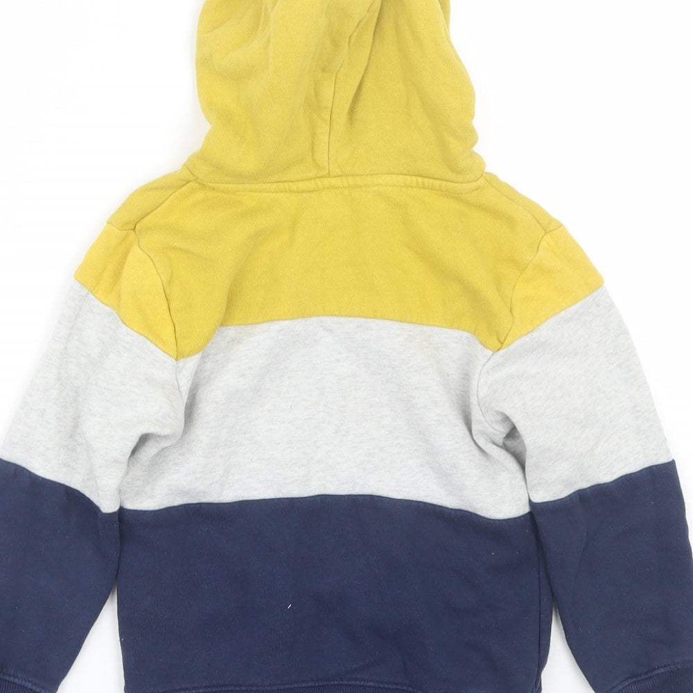 H&M Girls Multicoloured Striped Pullover Hoodie Size 5-6 Years