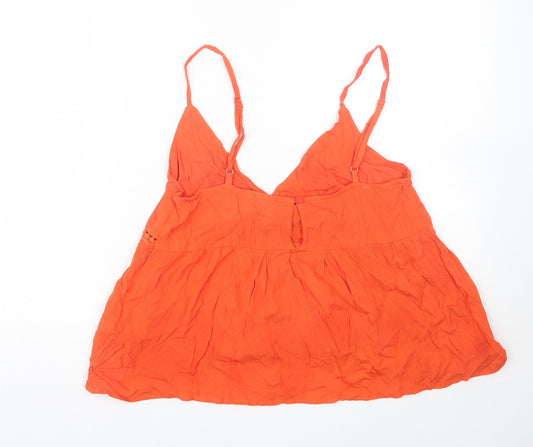 ASOS Womens Orange Basic Tank Size 8