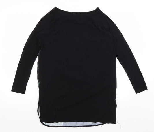 Cherry Couture Womens Black Basic T-Shirt Size 6