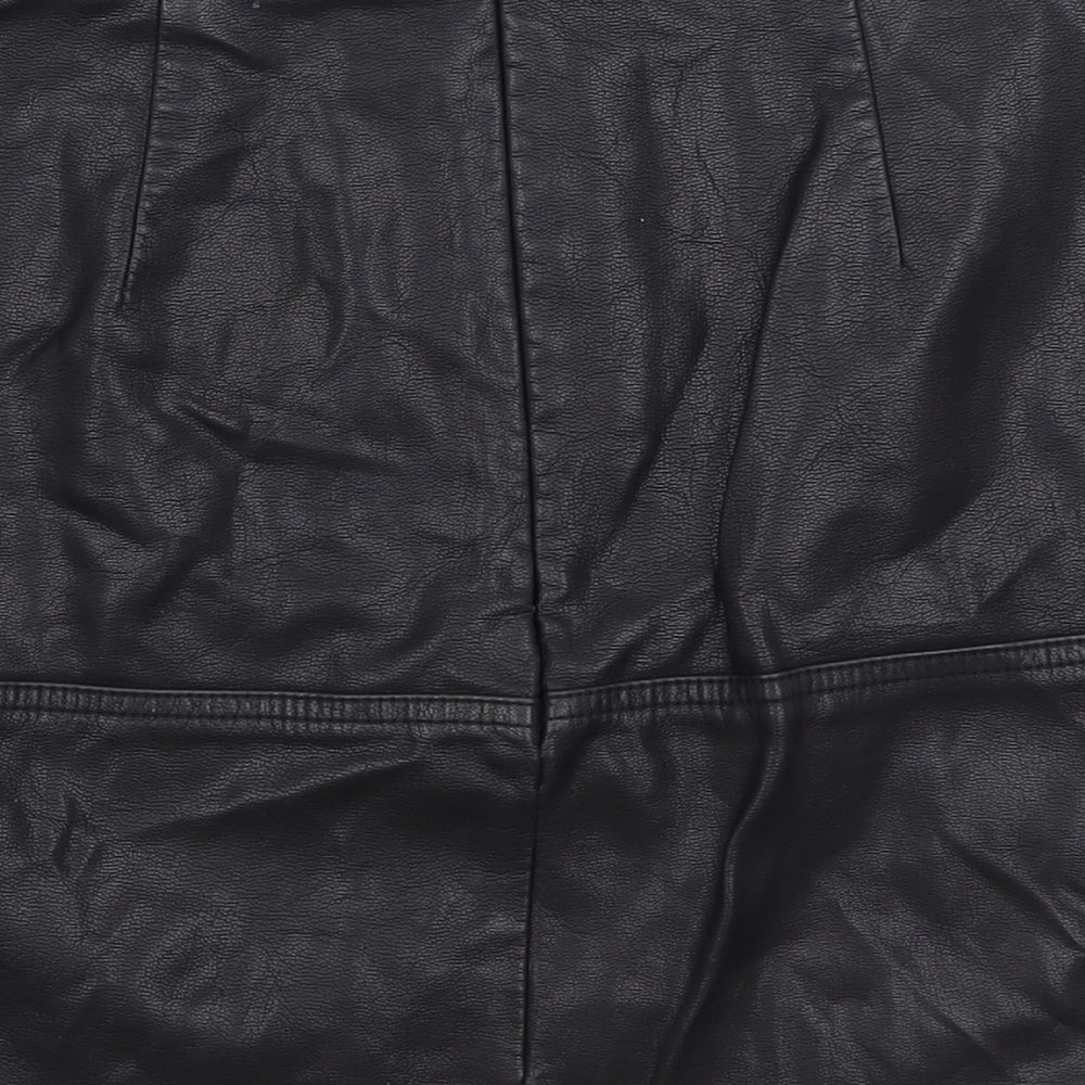 New Look Womens Black Mini Skirt Size 10
