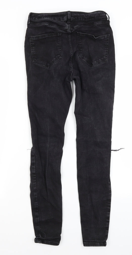 Denim Co Womens Black Skinny Jeans Size 12 L27 in