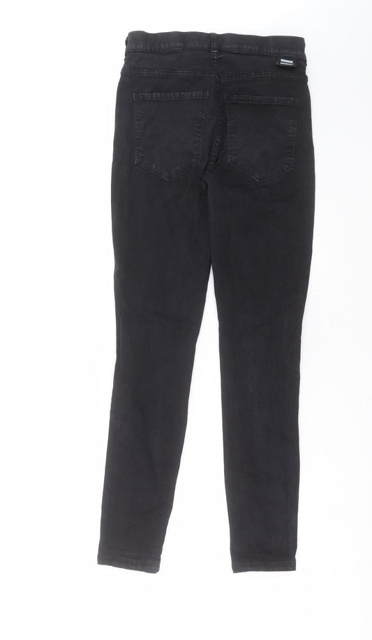 DrDenim Womens Black Denim Skinny Jeans Size M L28 in