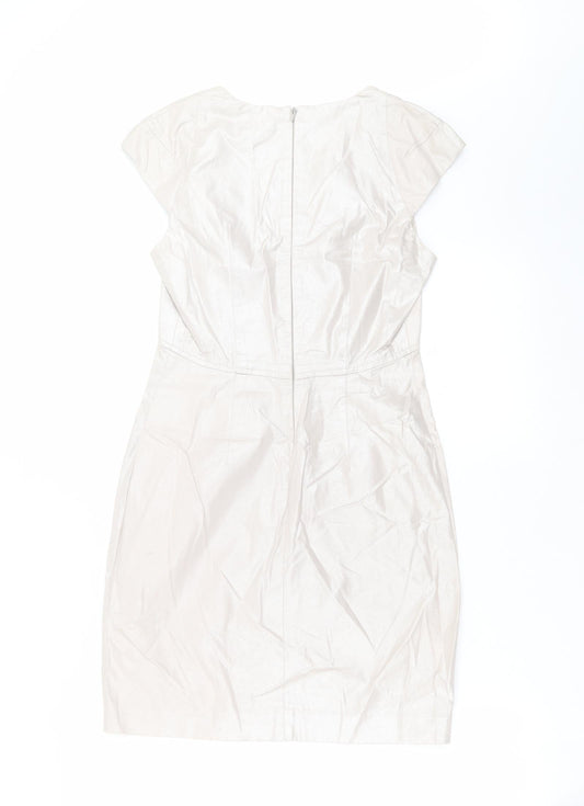 French Connection Womens Beige Shift Size 10
