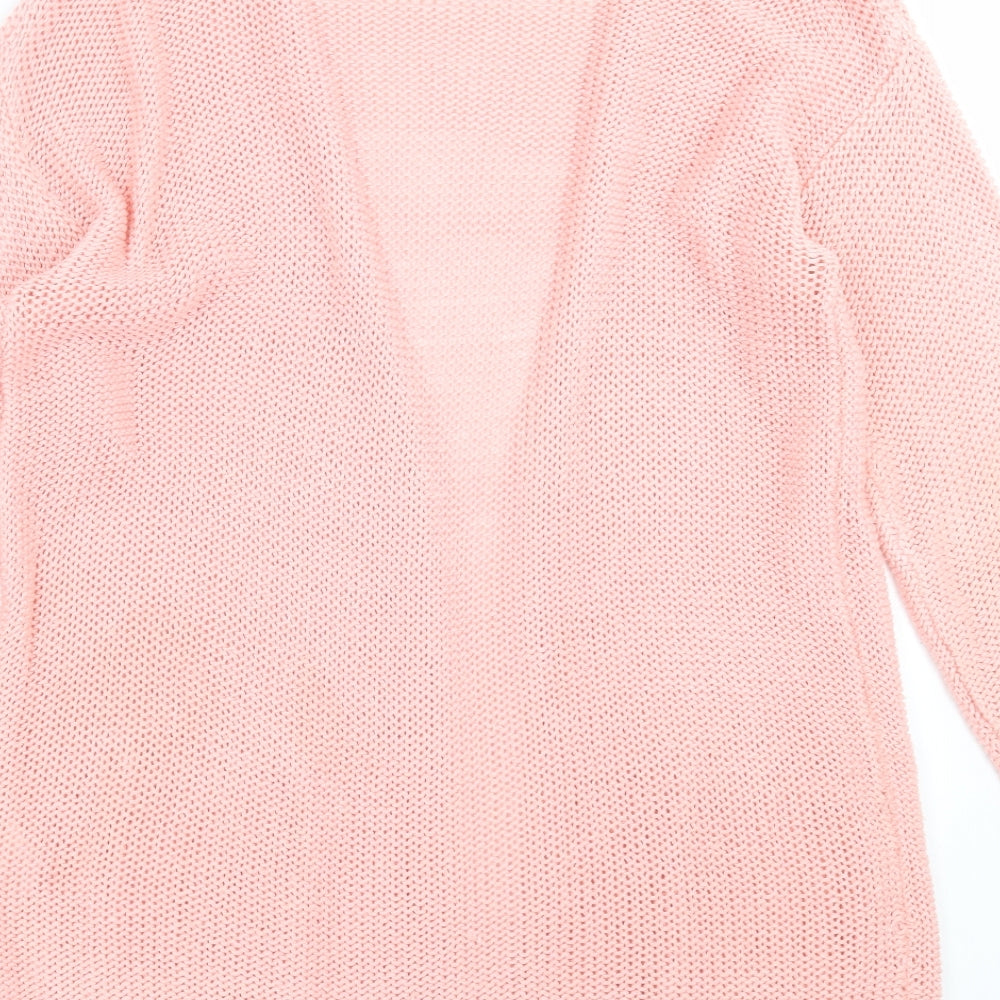 Anthology Womens Pink Knit Cardigan Jumper Size 12