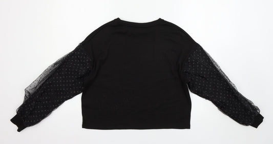 New Look Womens Black Pullover Jumper Size S