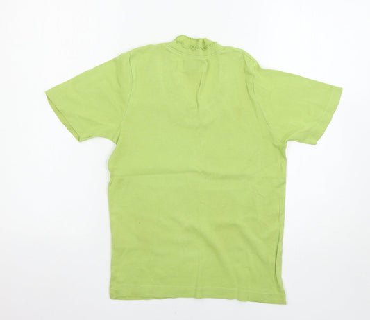 alexara Womens Green Basic T-Shirt Size 12