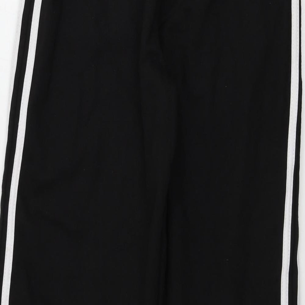 PINDYDOLL Womens Black Sweatpants Trousers Size 8 L24 in