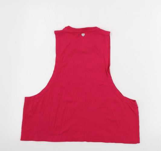 PINK Womens Pink Basic Tank Size XS