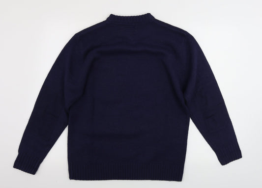 Workwear Mens Blue Pullover Jumper Size S