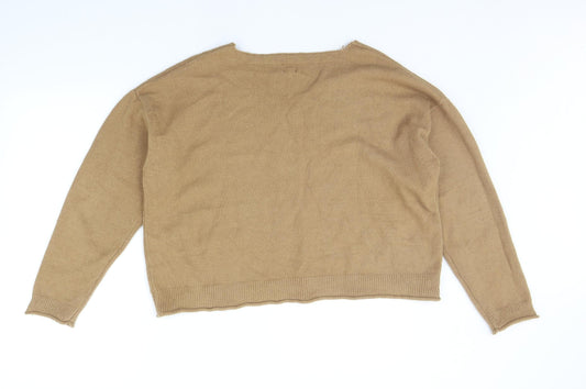 River Island Womens Brown Pullover Jumper Size 16
