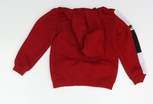MACA BOY Boys Blue Pullover Hoodie Size 4 Years