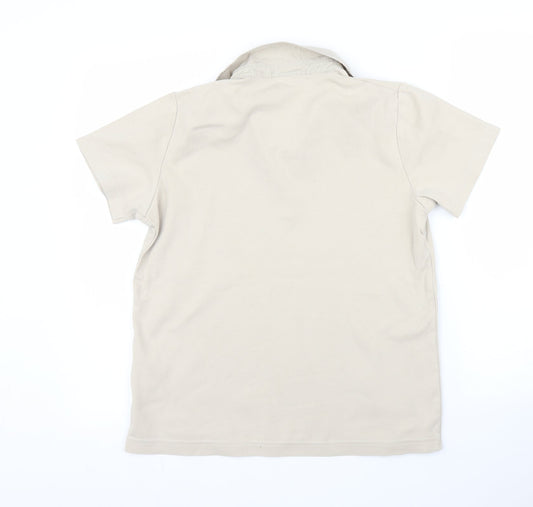 Cecil Womens Beige Basic Polo Size L