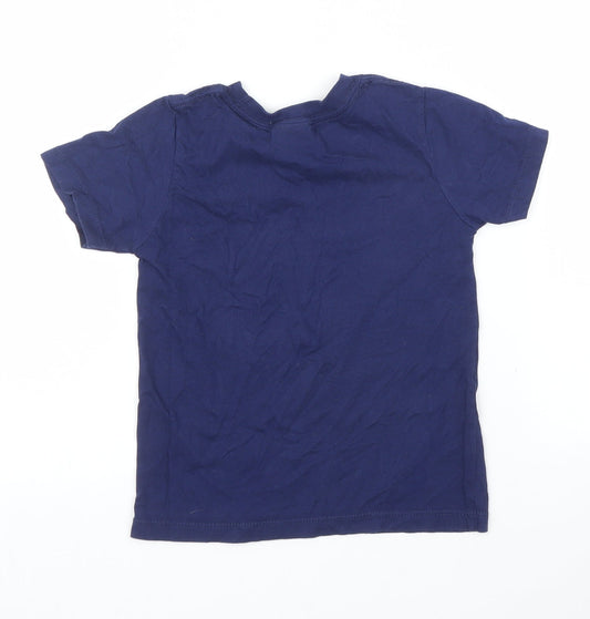 Port & Company Boys Blue Basic T-Shirt Size 3 Years