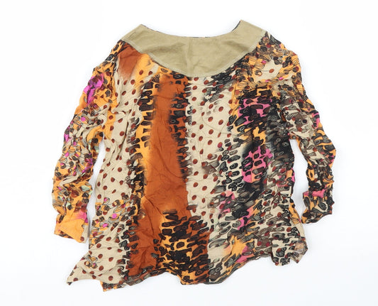 Pretend To Bee Girls Beige Kimono Blouse Size 3 Years