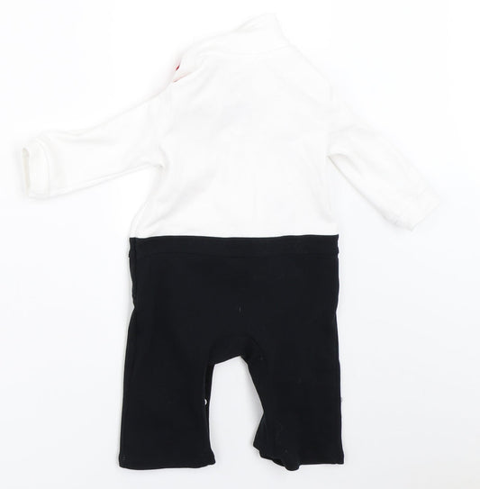 Preworn Boys White Trousers One-Piece Size 3-6 Months