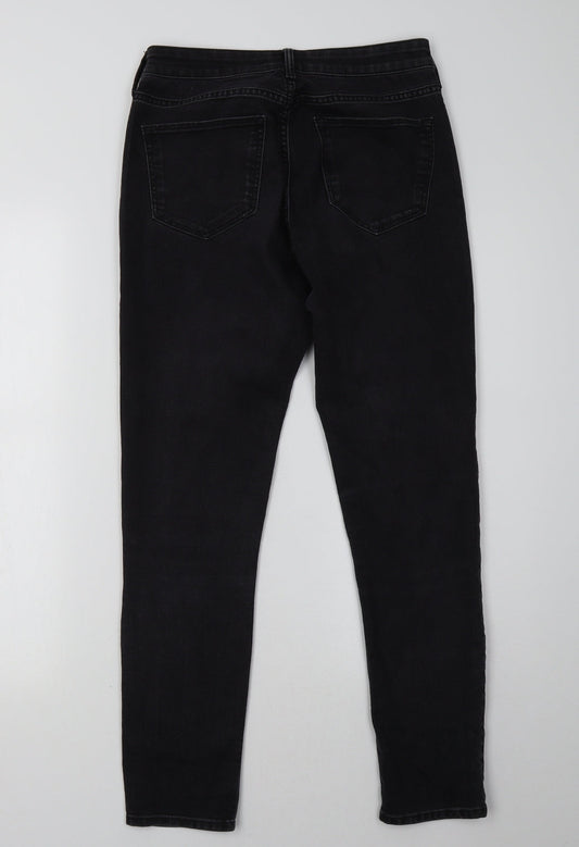 H&M Womens Black Denim Skinny Jeans Size 27 L29 in
