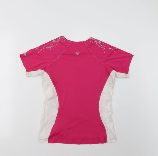 Pearl Izumi Womens Pink Basic T-Shirt Size S