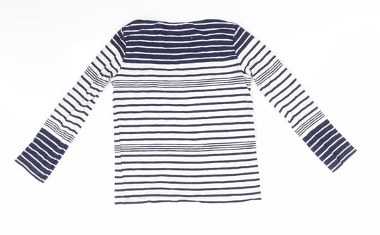 Let's Sail Away by Next Girls Blue Striped Basic Casual Size 5 Years - Blue and white stripe