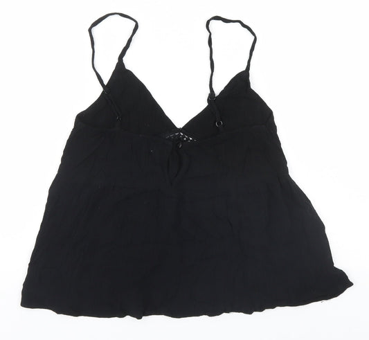 ASOS Womens Black Basic Tank Size 8